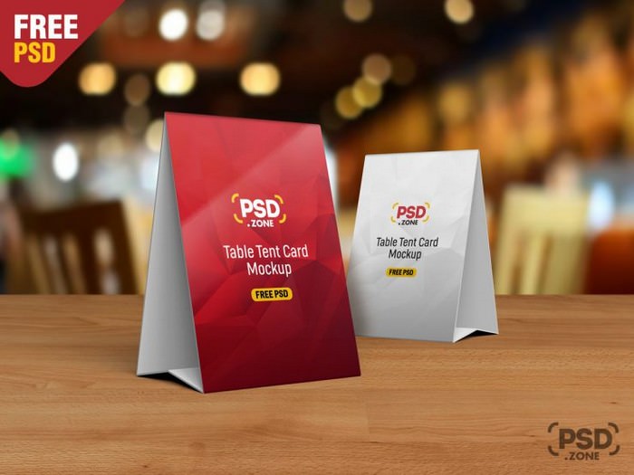 31 Best Table Tent Card Mockup Templates 2020 Templatefor