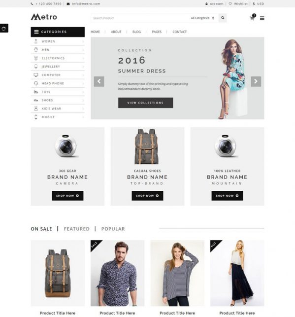 32 Best E-commerce Html Website Templates 2024 - Templatefor