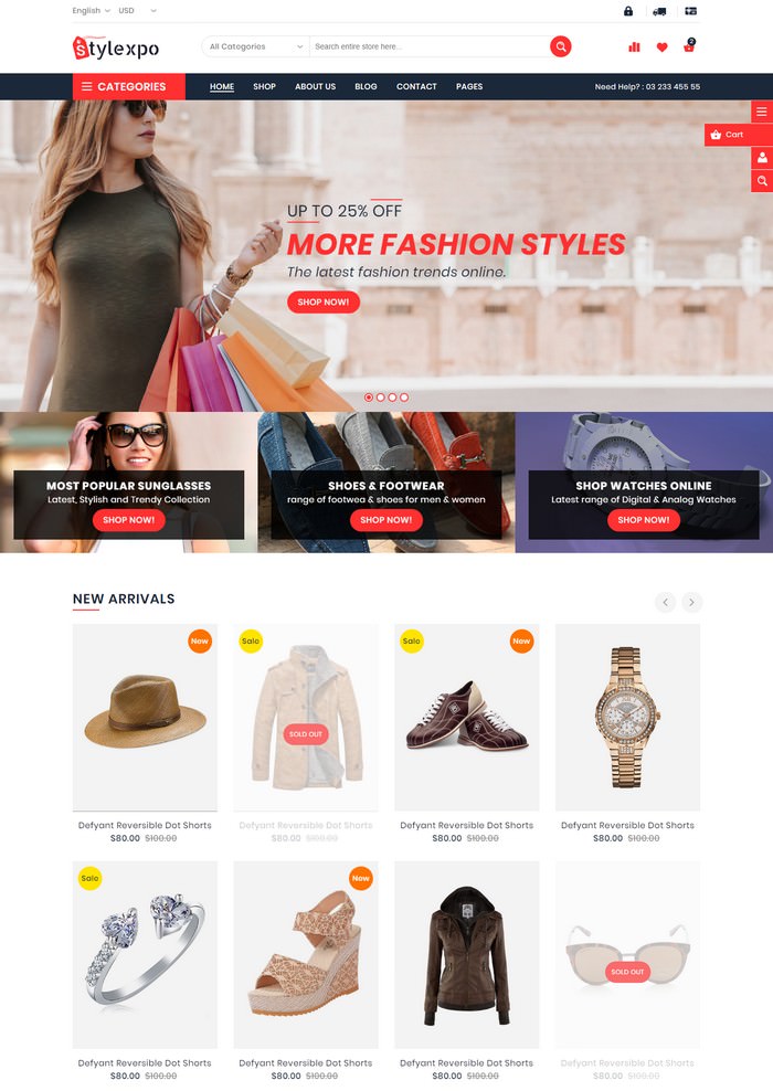 Stylexpo- Responsive Multipurpose E-Commerce HTML5 Template