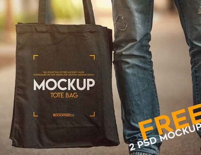 Tote Bag Free PSD Mockup