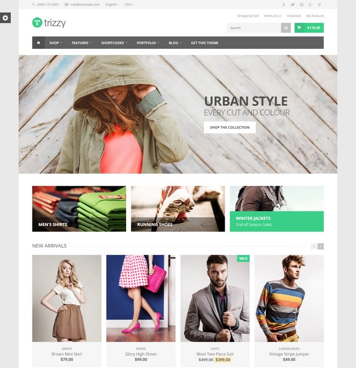 Trizzy - Multi-Purpose eCommerce Shop HTML Template
