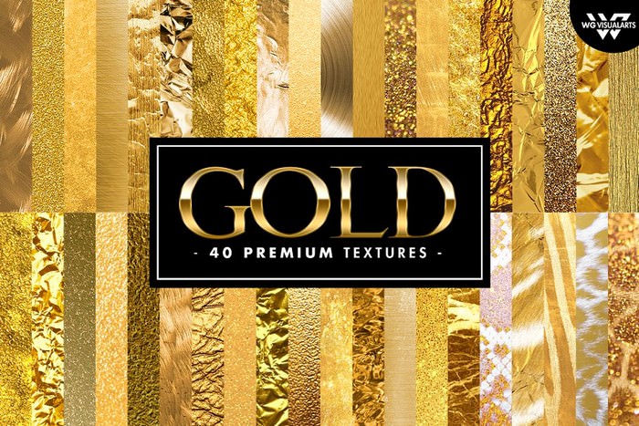40 Premium GOLD Textures