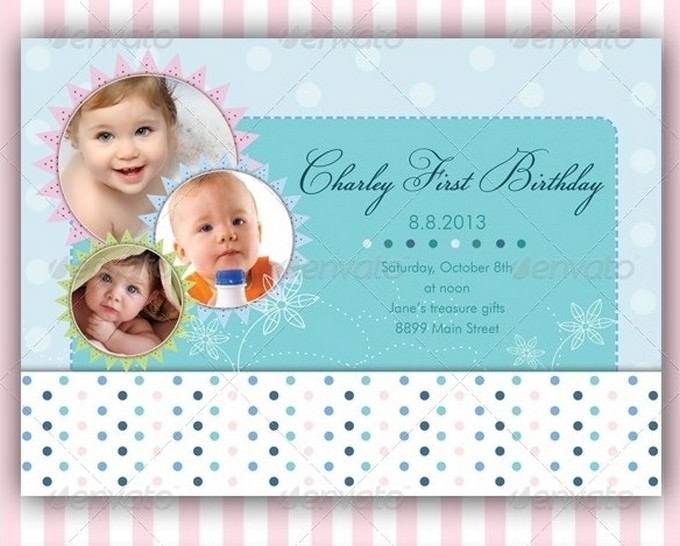 5 Baby Birthday Card