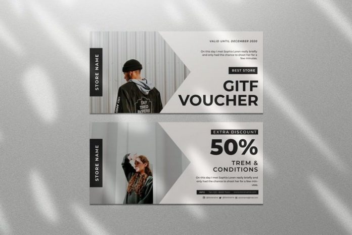 40+ Best Voucher Mockup & Design Templates 2020 - Templatefor