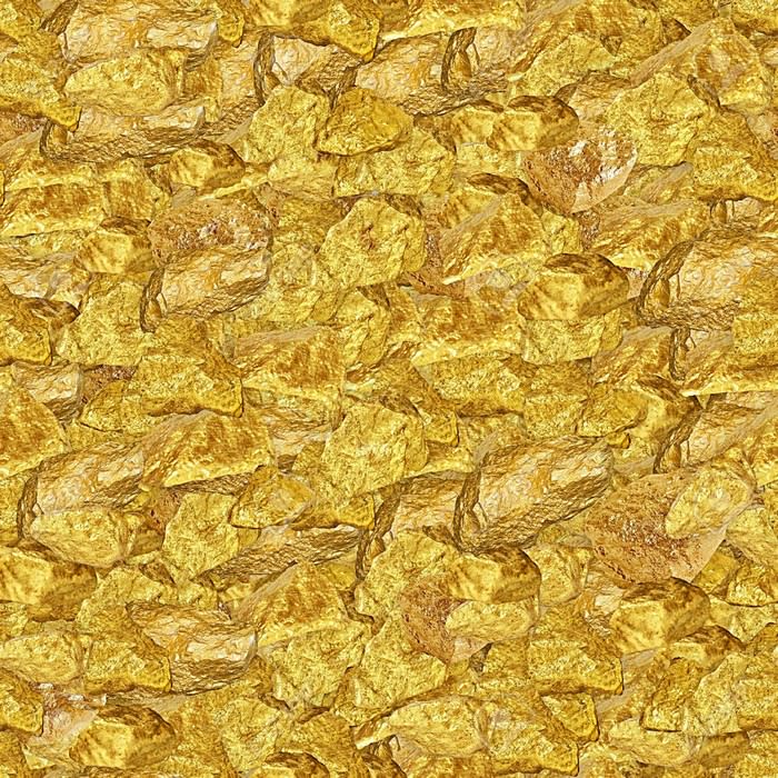 Gold Nuggets Seamless Texture