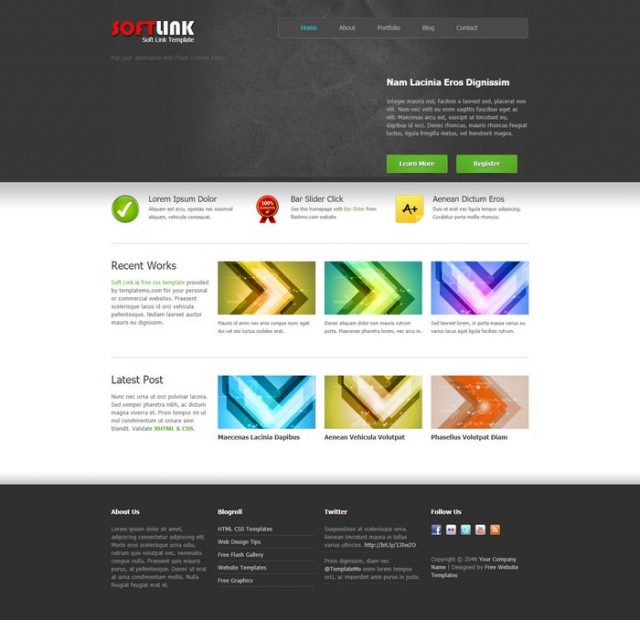 32+ Best Free Dreamweaver Templates 2020 - Templatefor