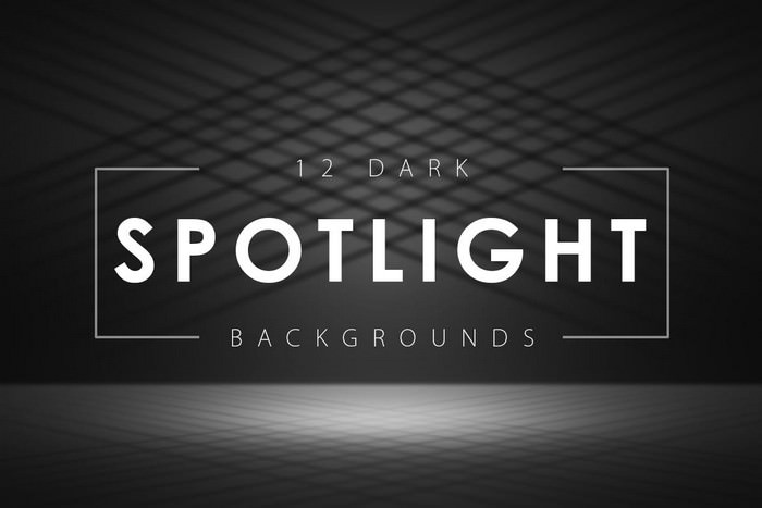 12 Dark Spotlight Backgrounds