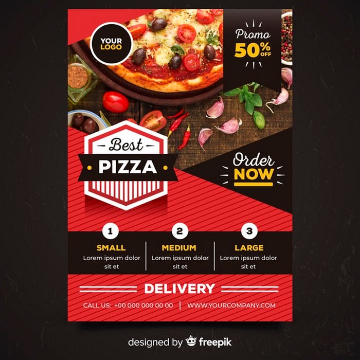 Best Pizza PSD Flyer
