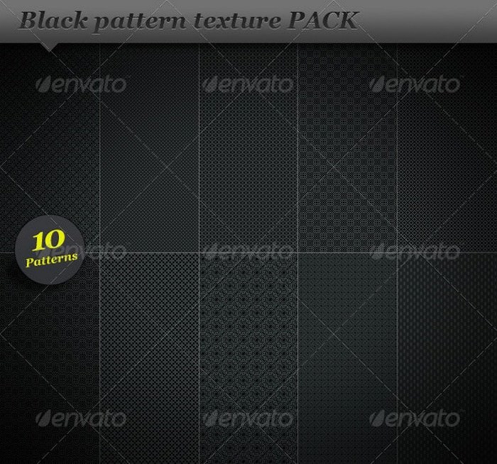 Black Pattern Background Texture