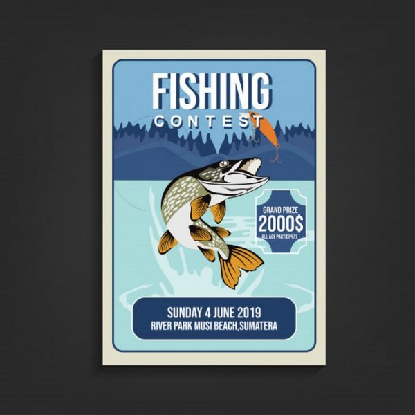 22+ Best Fishing Flyer Templates 2020 Templatefor