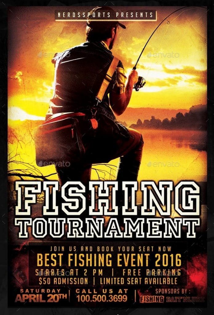 Fishing Tournament Flyer Template