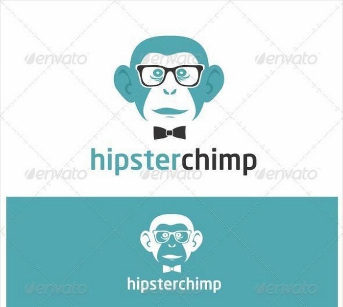 Hipster Chimp Logo