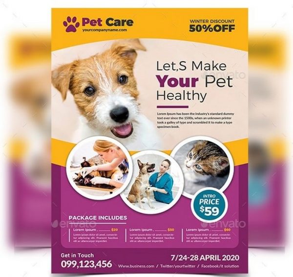 25 Best Animal Flyers Templates 2024 - Templatefor