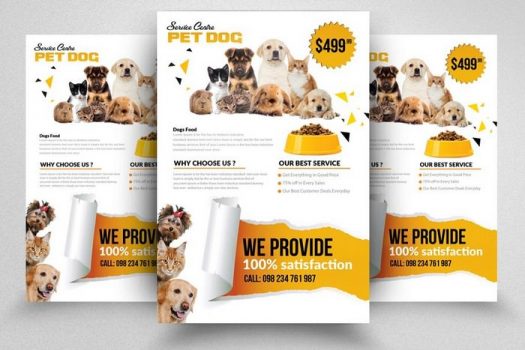 Pet Shop Flyer Template