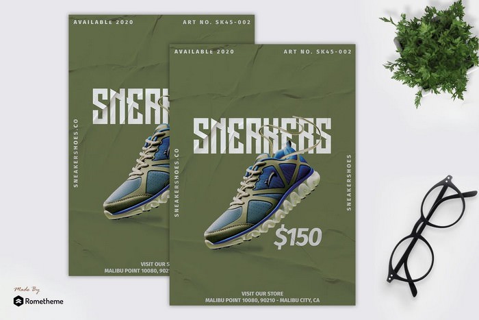 Sneaker Shoes - Product Promotion Flyer RB