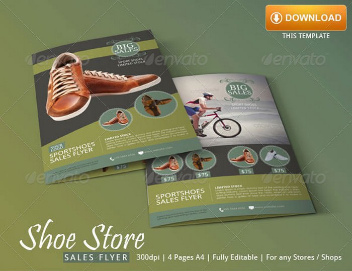Sport Shoes Flyer Template