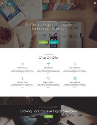 64+ Best One Page Website Templates 2020 - Templatefor