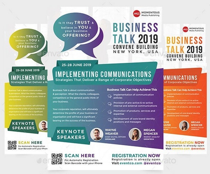 Business Talk Event Flyer