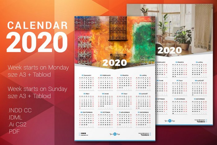 Calendar Poster 2020