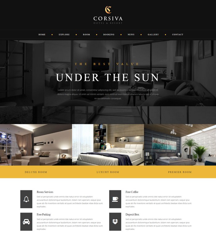 Responsive Hotel Website Templates Free Download Html With Css