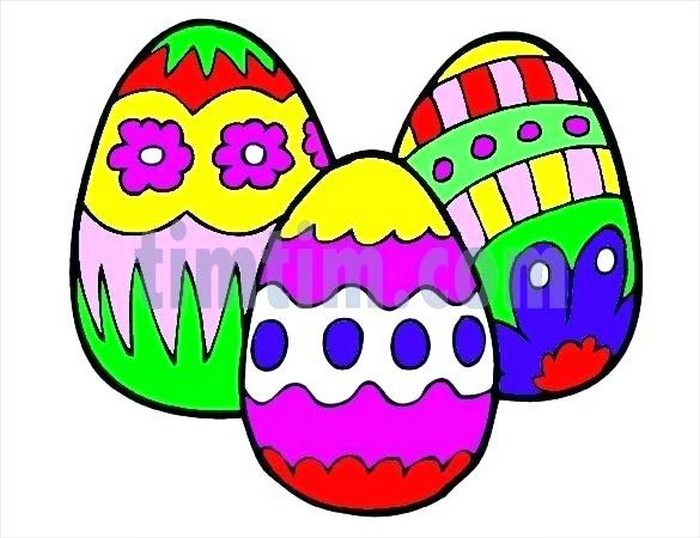 Easter Egg Drawings Templates