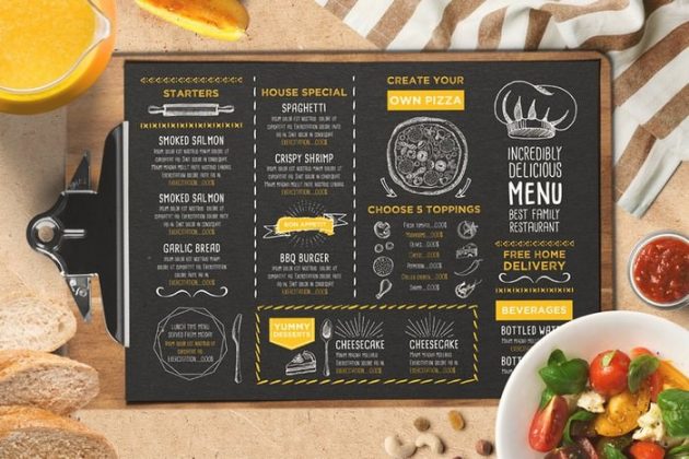 30+ Cool Restaurant Menu Brochure Templates & Designs 2020 - Templatefor
