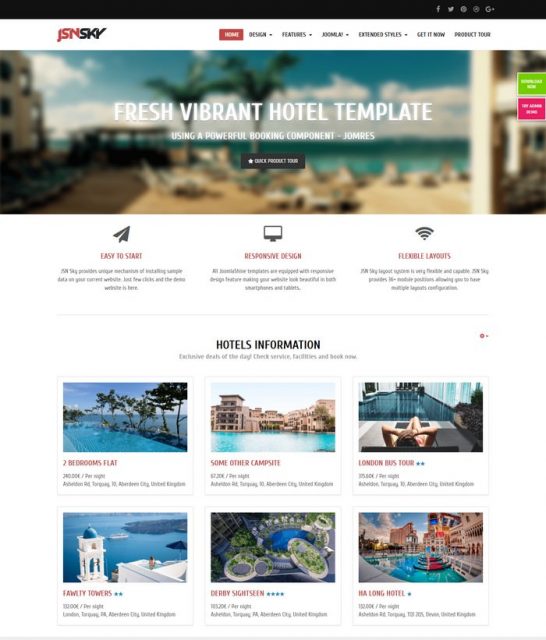 47+ Best Hotel Website Templates 2020 - Templatefor