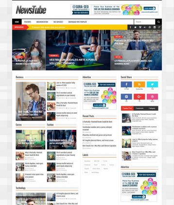 35 Free News Blogger Templates & Themes 2024 - Templatefor