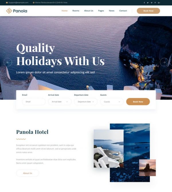 47+ Best Hotel Website Templates 2020 - Templatefor