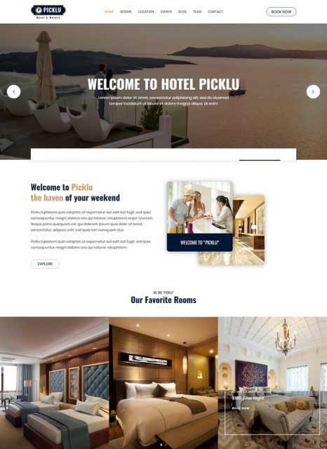 47+ Best Hotel Website Templates 2020 - Templatefor