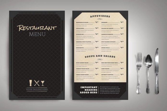 30+ Cool Restaurant Menu Brochure Templates & Designs 2020 - Templatefor