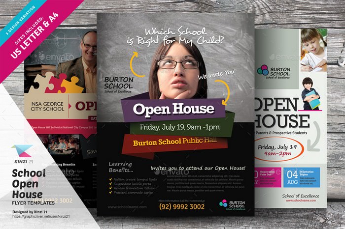 School Open House Flyer