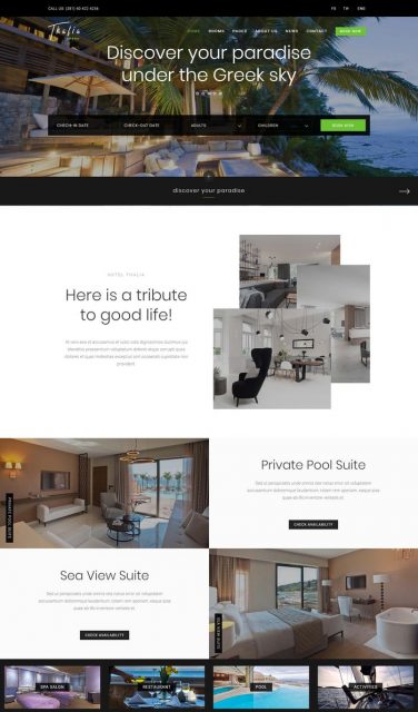 47+ Best Hotel Website Templates 2020 - Templatefor