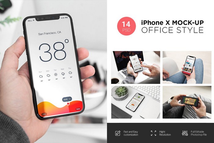 iPhone X Mock-Up's