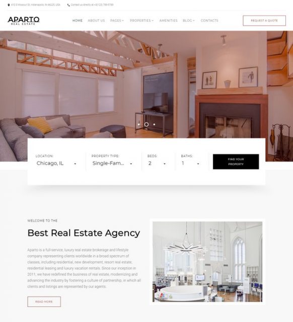 52 Best Real Estate HTML Website Templates 2024 - Templatefor