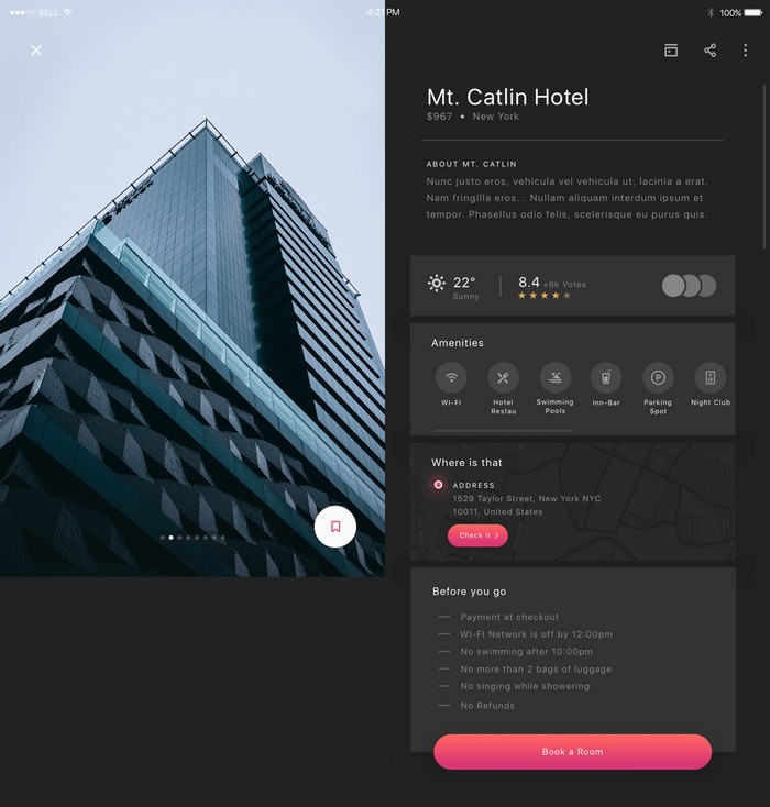 Begin your adventure with Atlas, a travel app UI kit