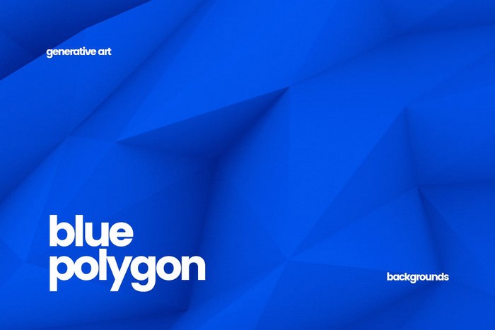 Blue Polygon Backgrounds
