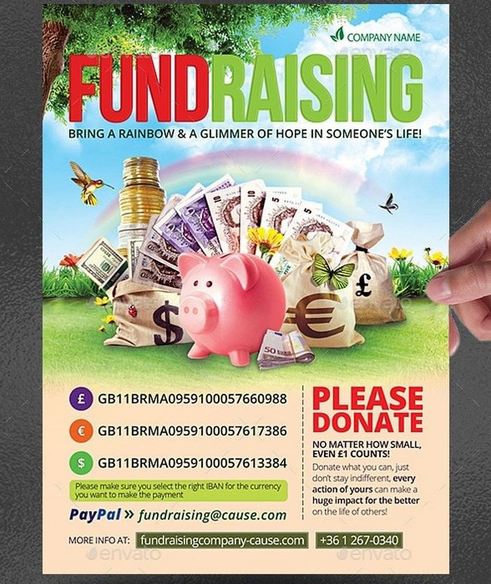 Free Printable Flyers For Fundraisers