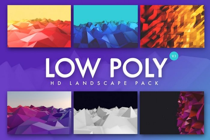 Low Poly Landscapes Backgrounds
