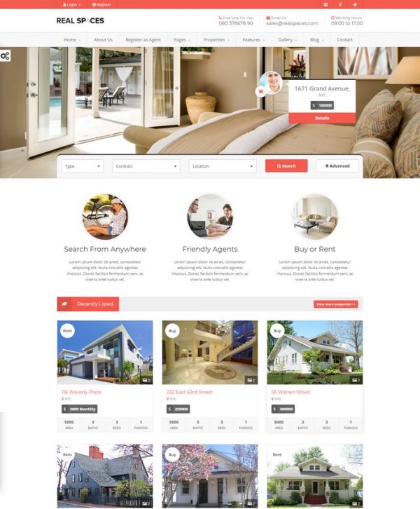 52+ Best Real Estate HTML Website Templates 2020 - Templatefor