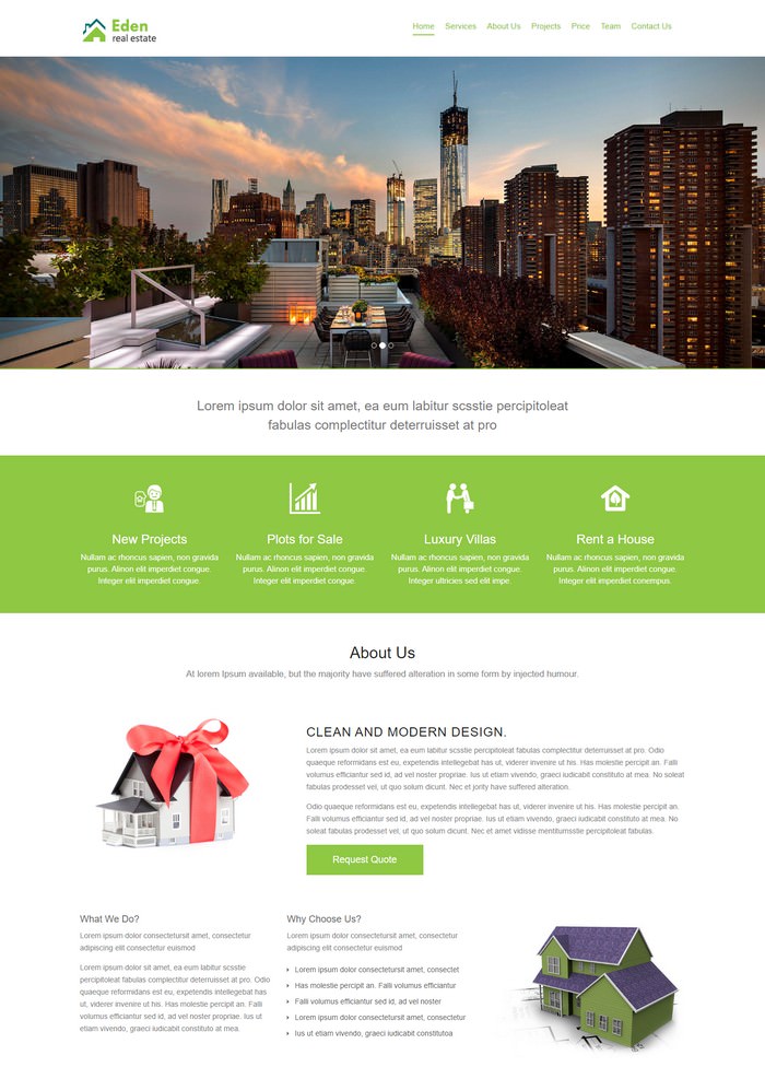 Real estate HTML Template