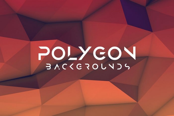 Realistic Polygon 3D Background