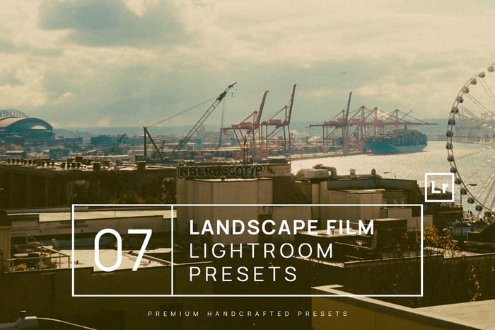 7 Landscape Film Lightroom Presets + Mobile