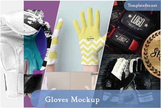 Gloves Mockups
