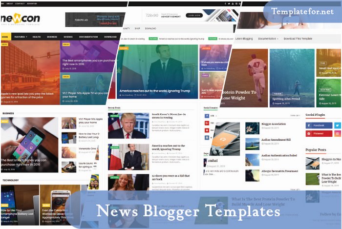 35 Free News Blogger Templates Themes 2020 Templatefor