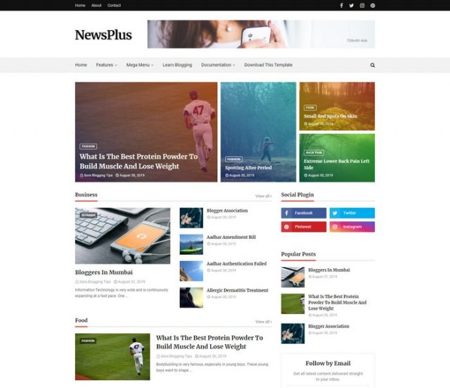 35 Free News Blogger Templates & Themes 2024 - Templatefor