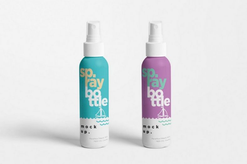 Download 20+ Best Spray Bottle Mockup Templates 2020 - Templatefor