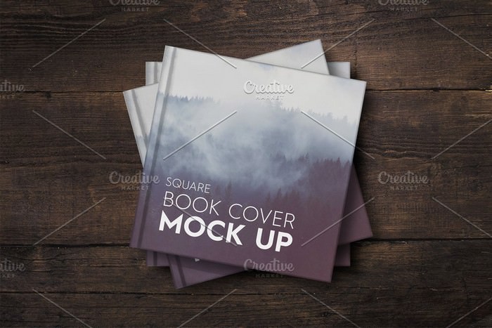 Sale - Square Book Cover Mockup