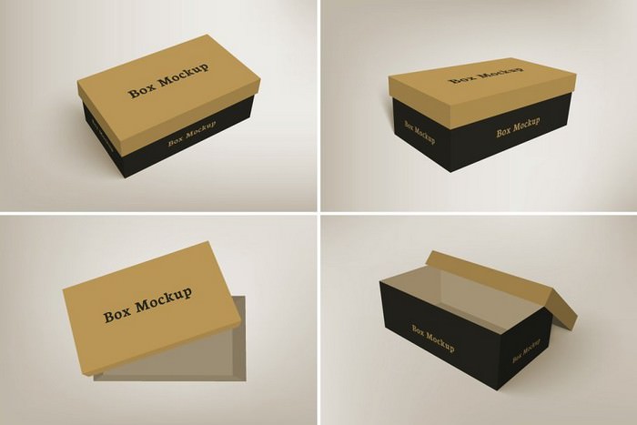Shoes Packaging Box Mockup