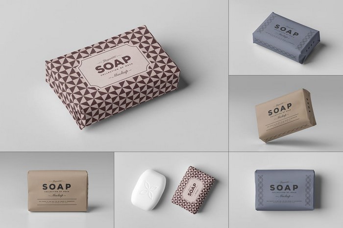 Soap Cube Mock-up